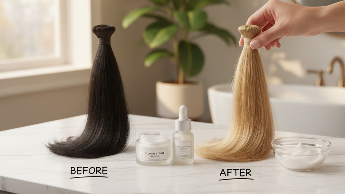 Does Glutathione Lighten Hair? The Real Science Explained