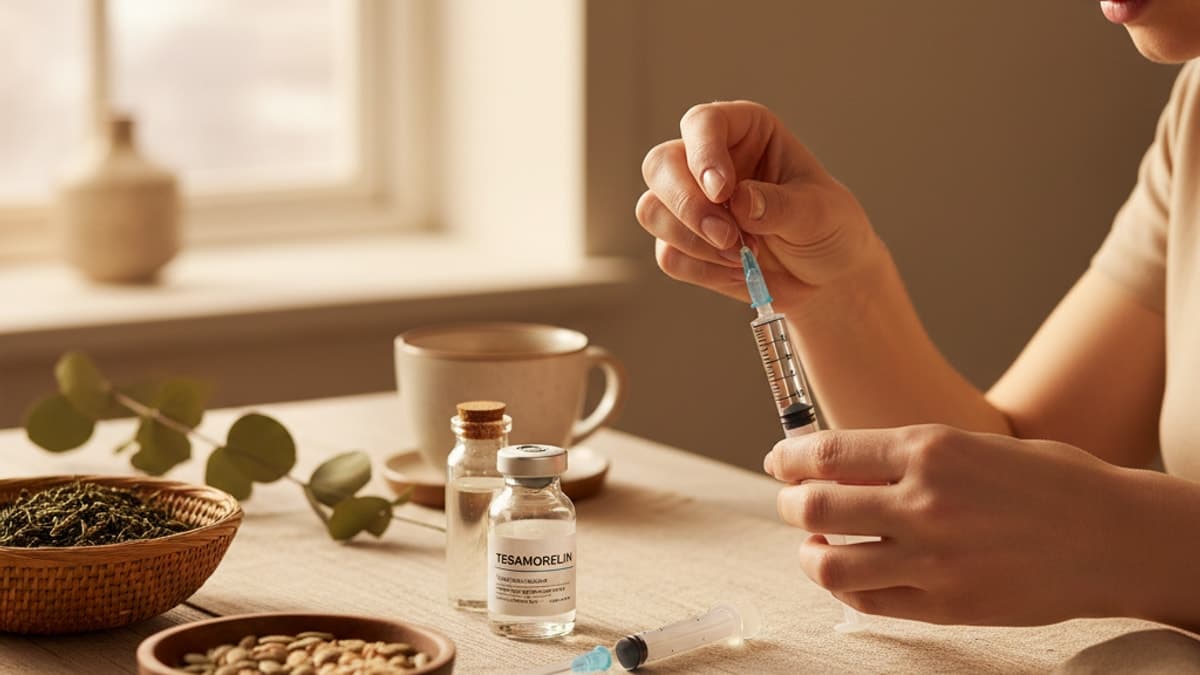 Tesamorelin Needles Syringes — Reconstitution Protocol