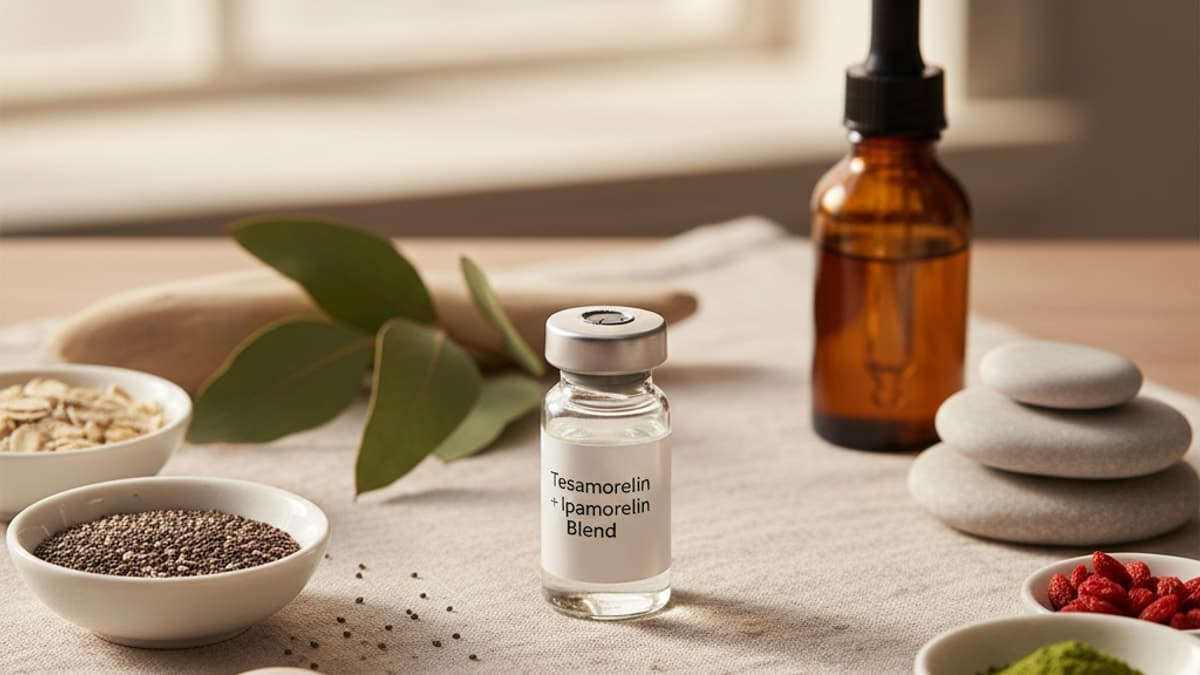 Tesamorelin + Ipamorelin Blend Vial Size & Dosing Options