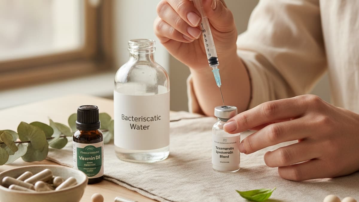 How to Reconstitute Tesamorelin + Ipamorelin Blend?…