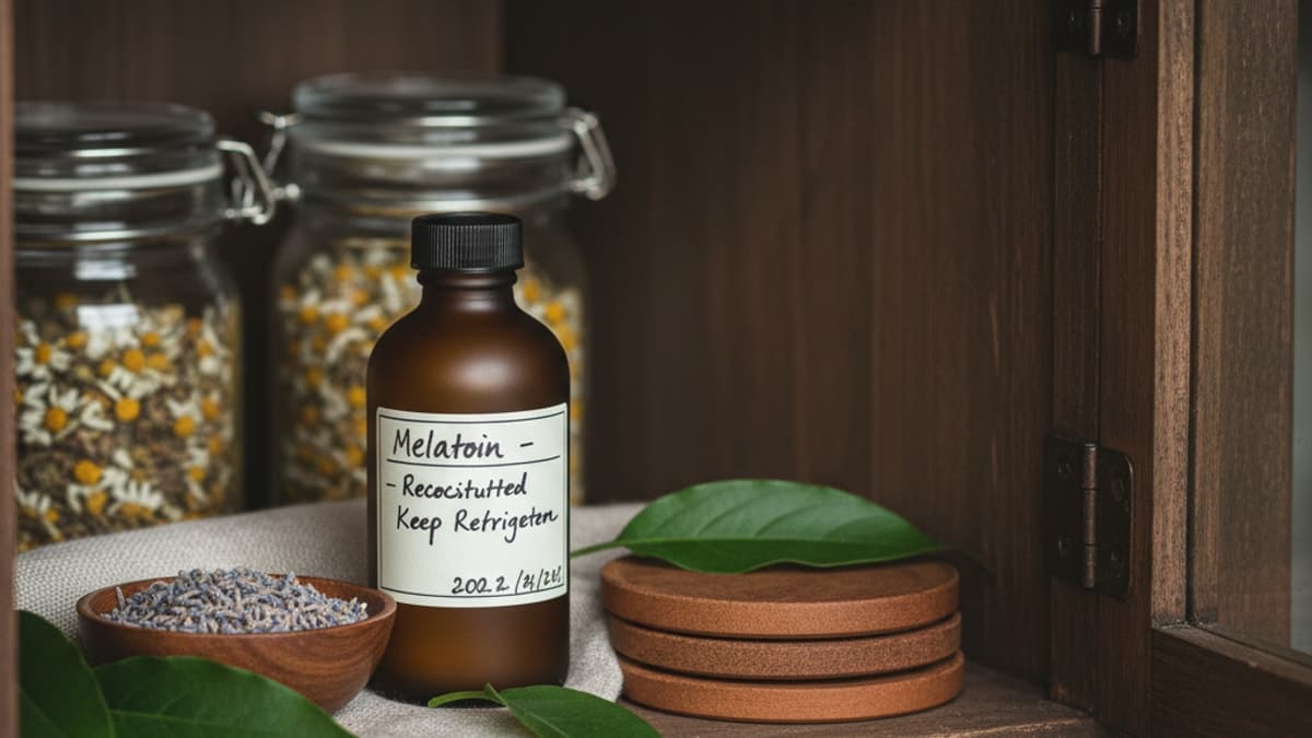 How to Store Melatonin After Reconstitution — Lab Protocol