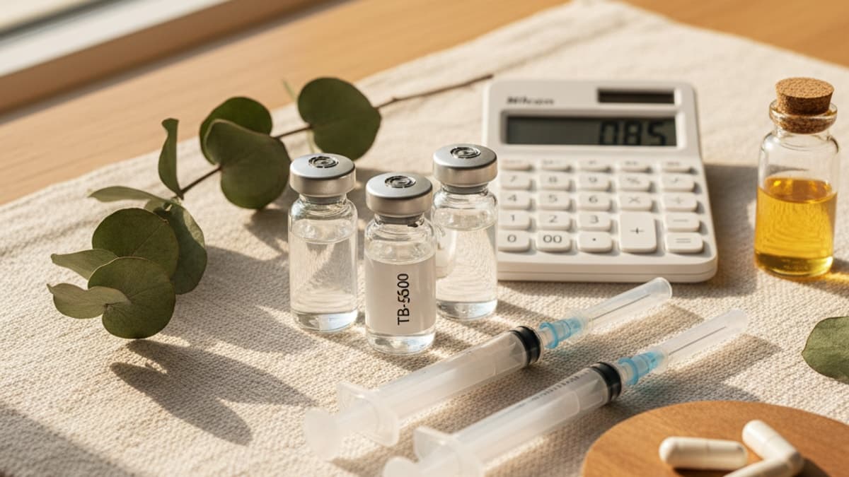 TB-500 Bacteriostatic Water Ratio Calculator — Real Peptides