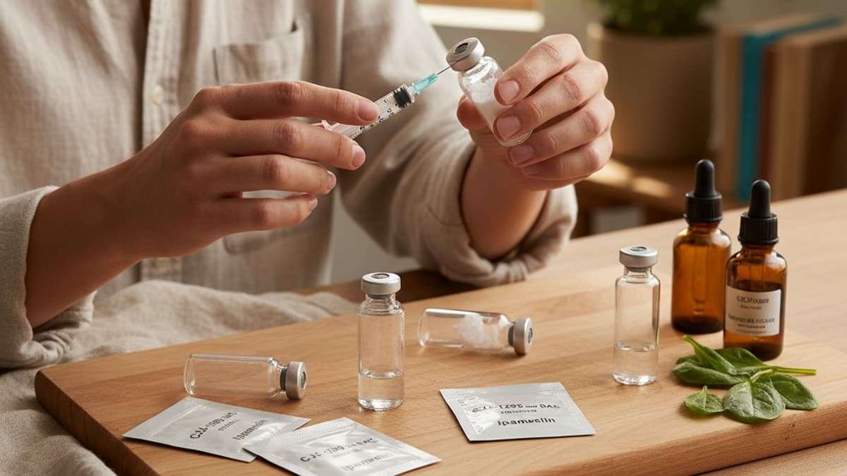 CJC-1295 & Ipamorelin Powder — Reconstitution Guide