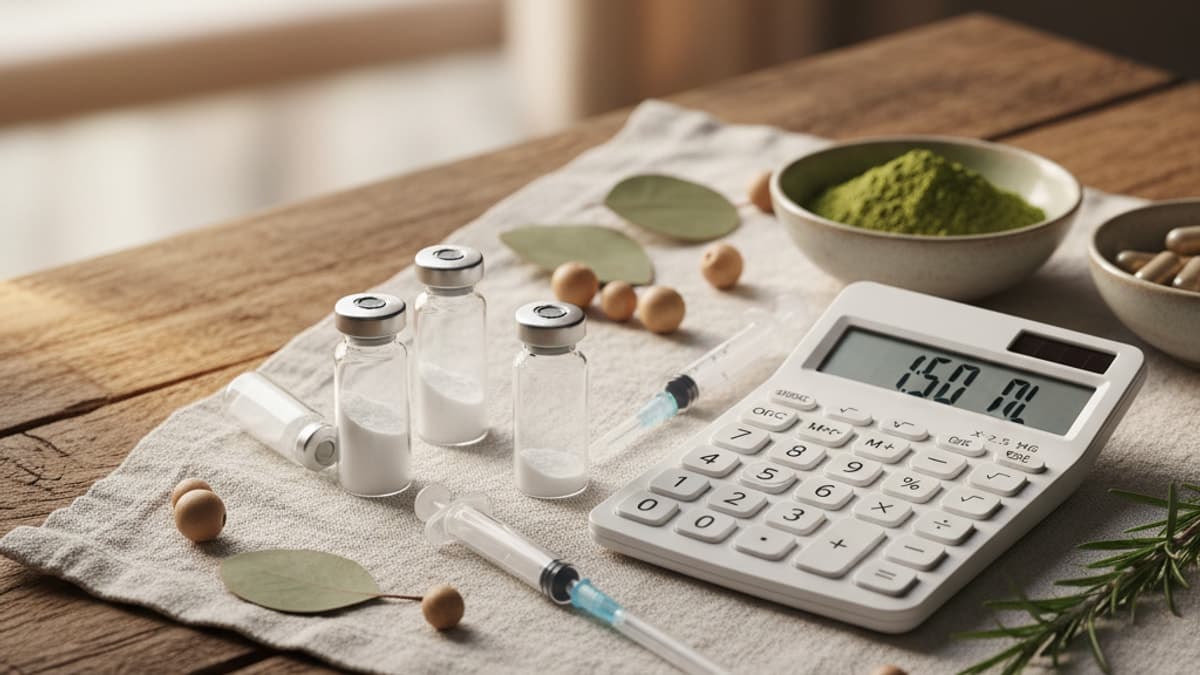 BPC-157 Bacteriostatic Water Ratio Calculator Guide