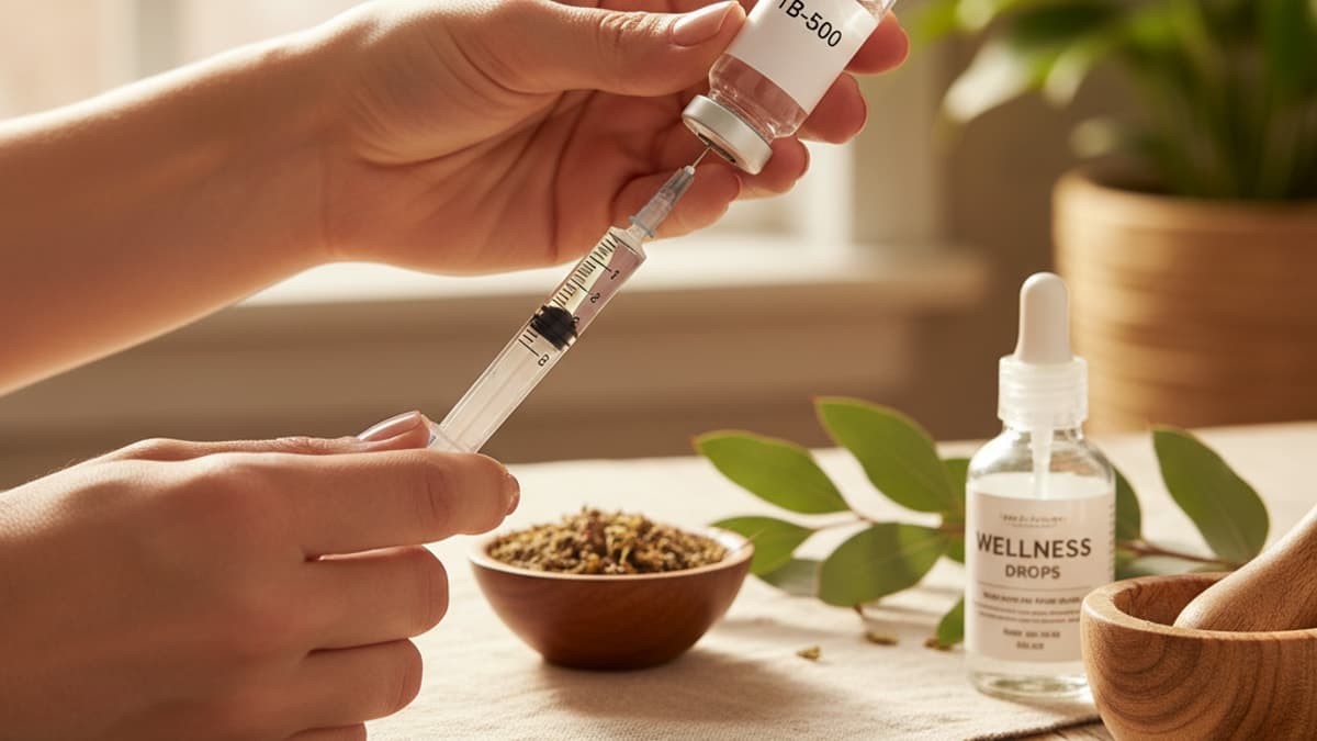 TB-500 IU per Tick Insulin Syringe — Dosing Calculator