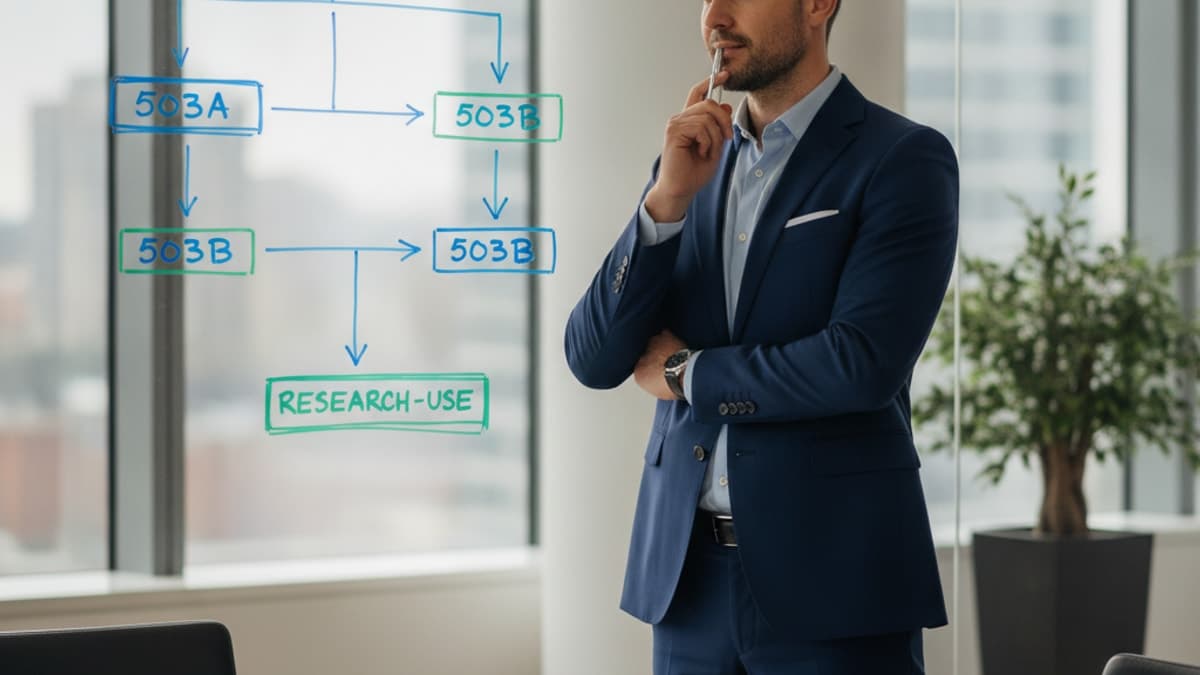 503A, 503B, or RUO: Which Peptide Lane Fits Your Business