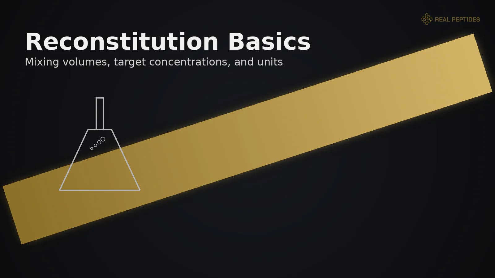How to Reconstitute Peptides