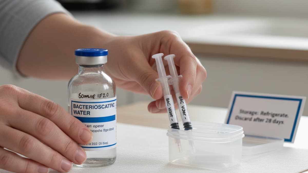 How to Store BAC Water After Opening: Our Expert Protocol