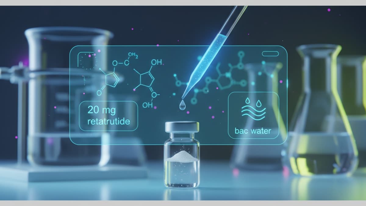 Mixing 20mg Retatrutide: Your BAC Water Calculation Guide