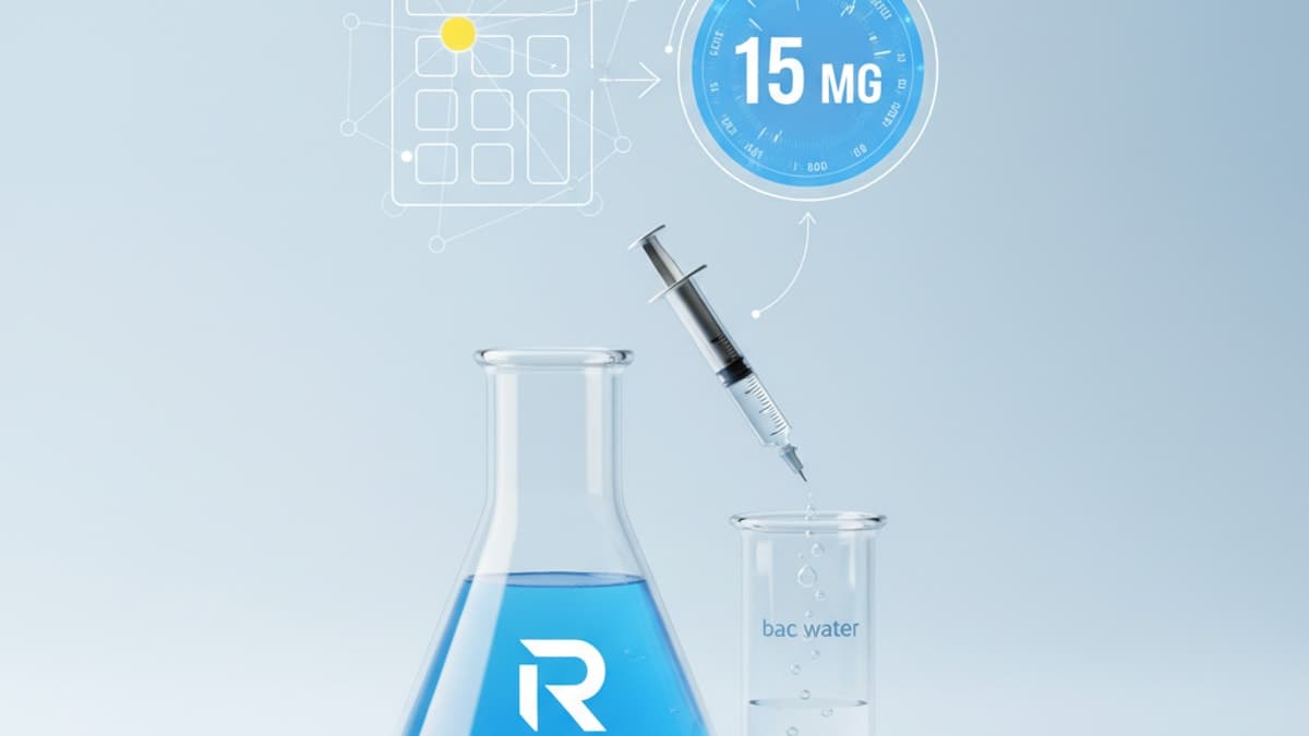 Retatrutide Calculator: Mixing 15 mg with Bac Water Accurately