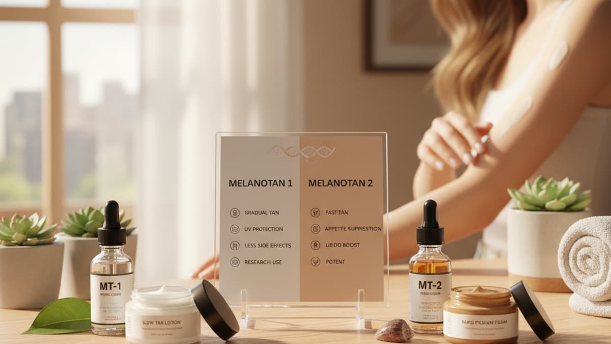 Melanotan 1 vs. Melanotan 2: The Critical Differences