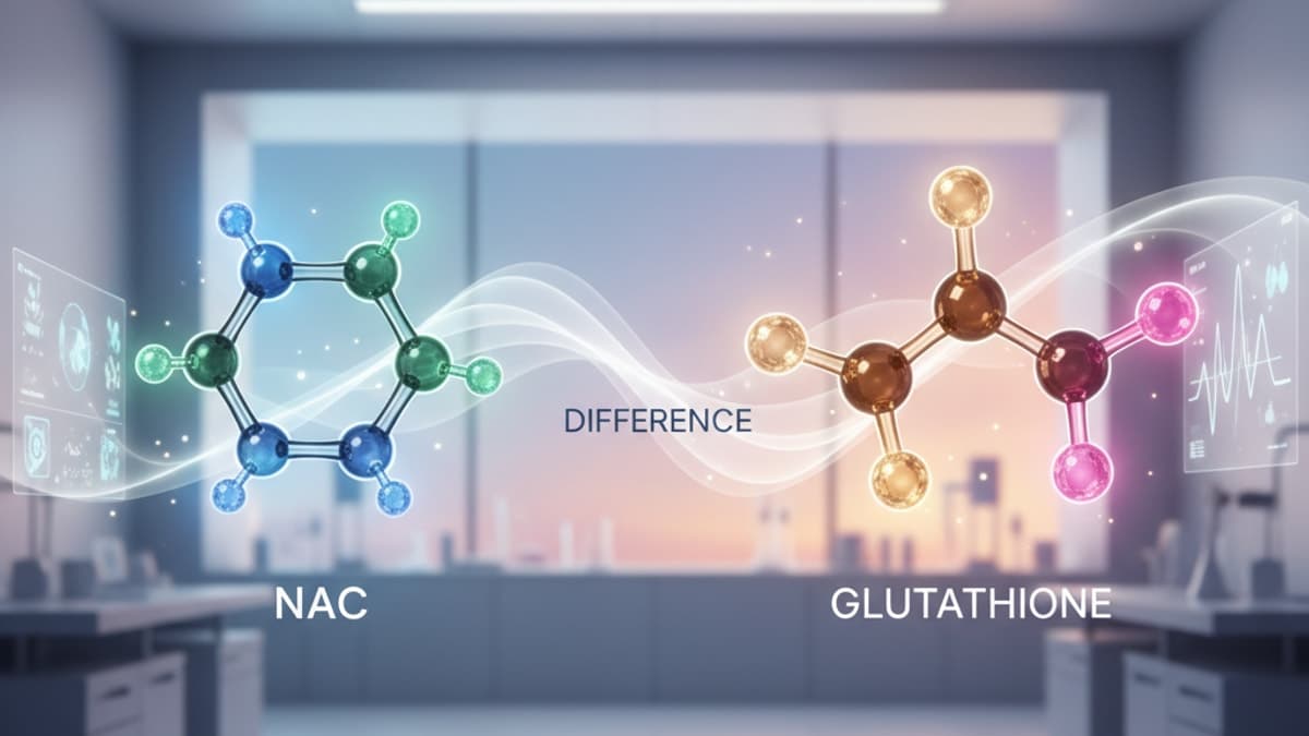 NAC vs. Glutathione: The Precursor vs. The Master Antioxidant