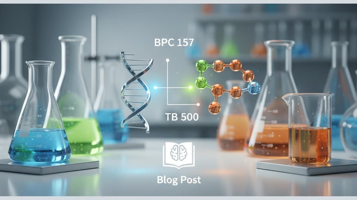 BPC 157 and TB 500: What They Do and How They Differ