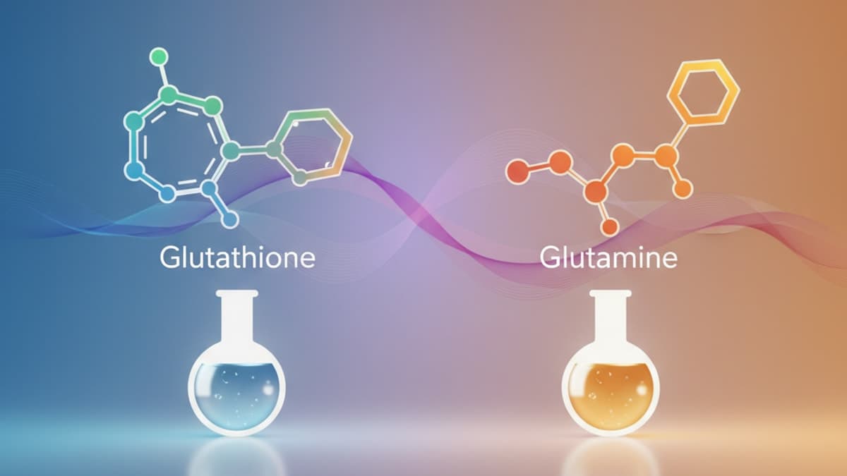 Glutathione vs Glutamine: Clearing Up a Common Scientific Mix-Up