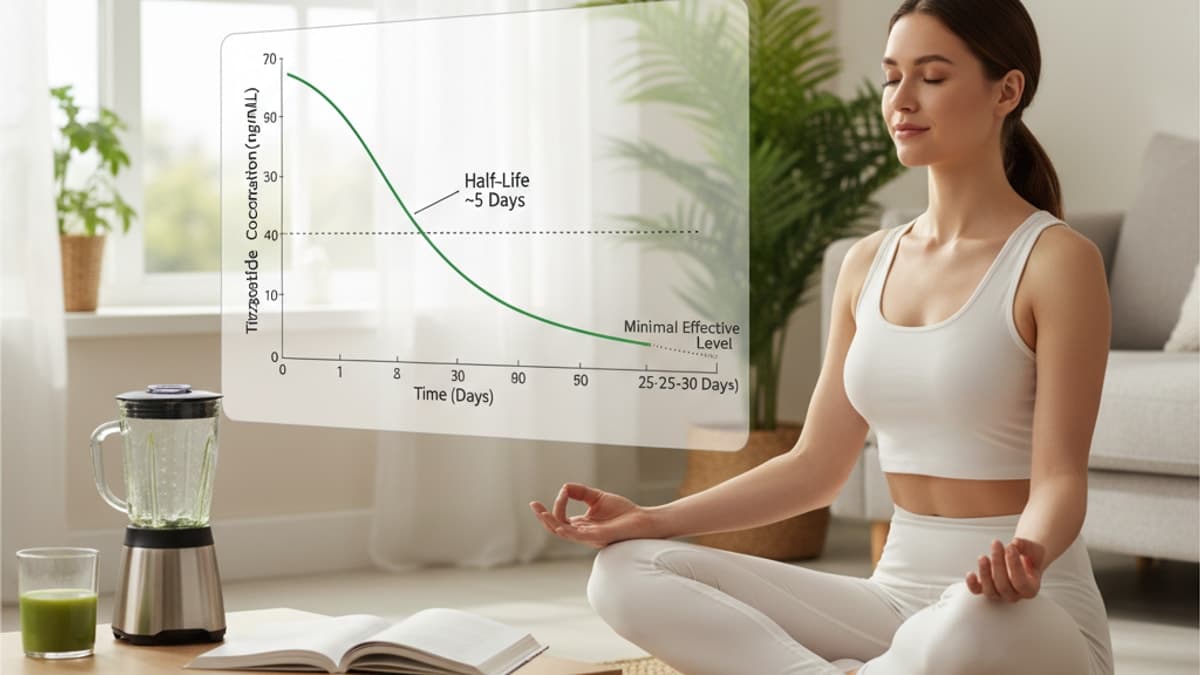 How Long Does Tirzepatide Stay in Your Body? The Half-Life.