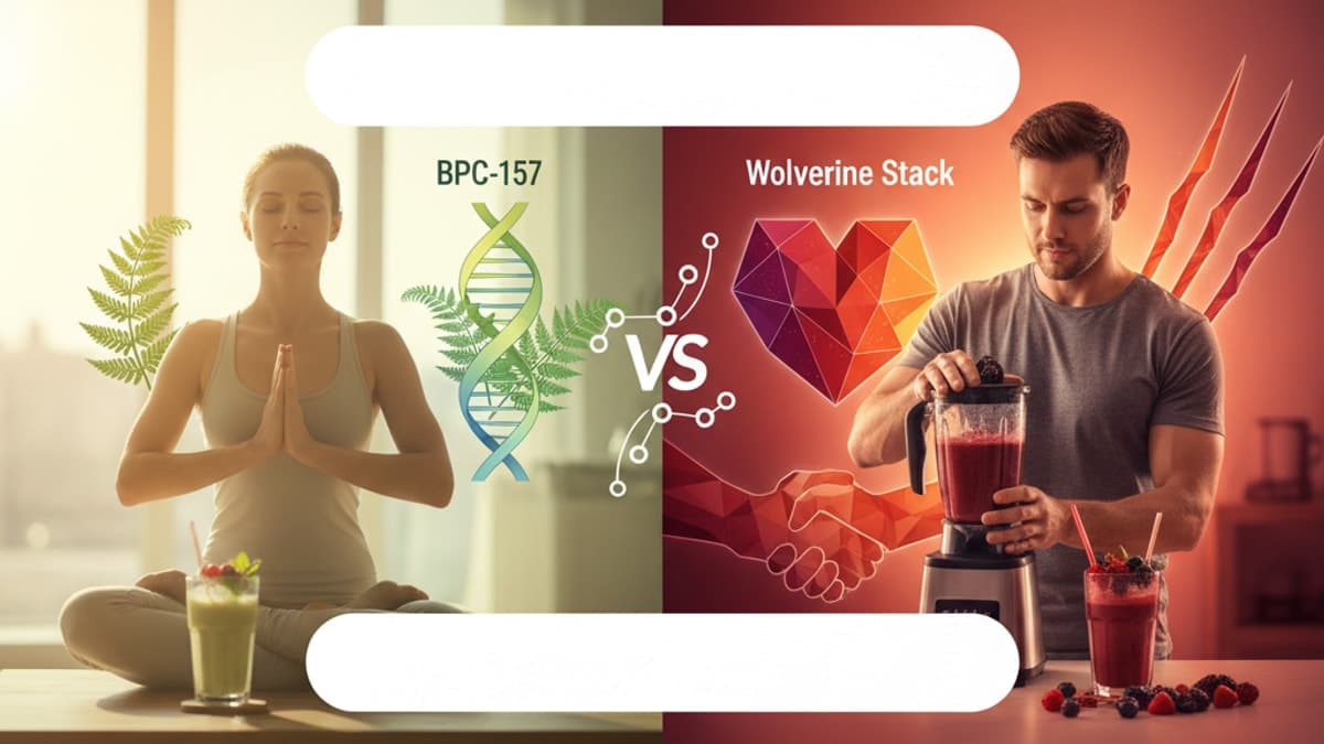BPC-157 vs Wolverine Stack: Real Peptides’ 2026 Deep Dive