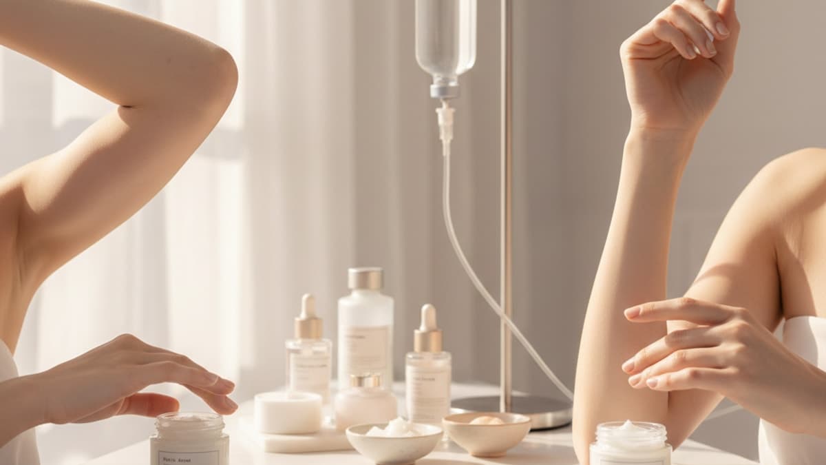 Can Glutathione IV Whiten Underarms? Our Expert Breakdown