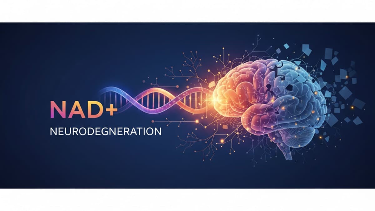 NAD+ Neurodegeneration: The 2026 Cellular Energy Crisis