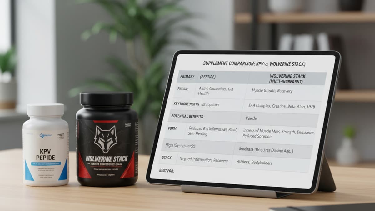 KPV vs Wolverine Stack: Which Peptide Protocol Reigns?