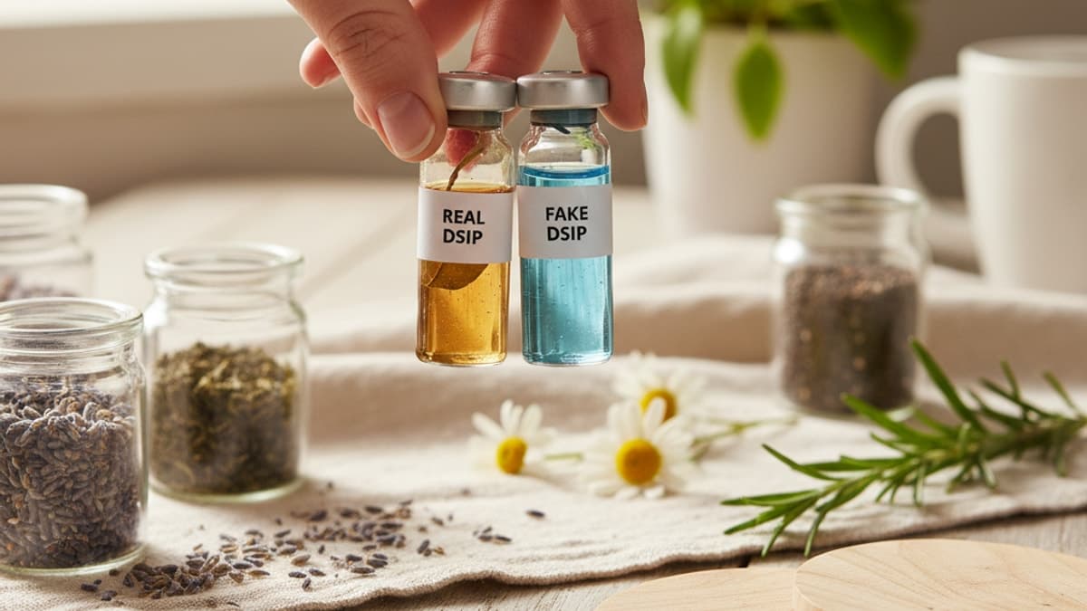 DSIP Quality Real vs Fake — Lab-Grade Synthesis