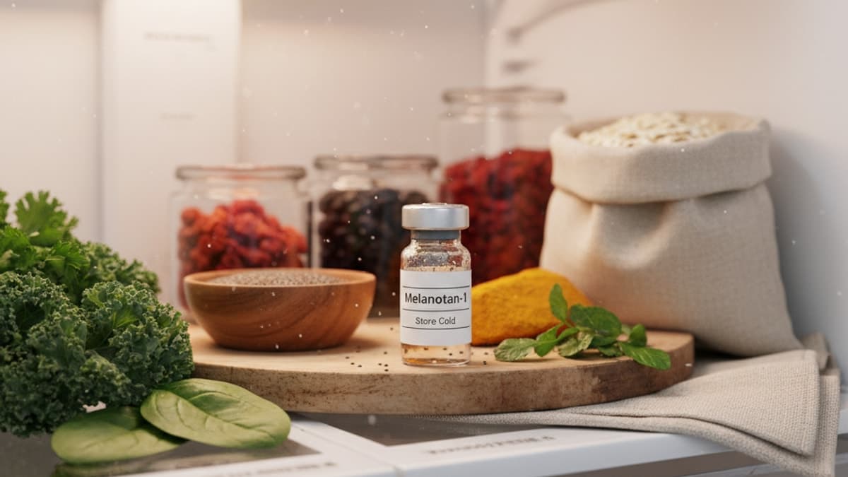 Melanotan-1 Storage — Temperature, Shelf Life & Stability |