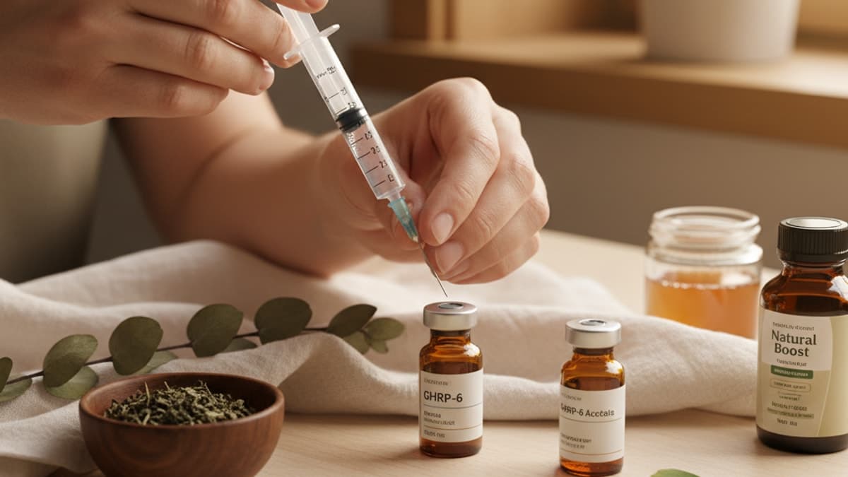 GHRP-6 Acetate Needles Syringes — Real Peptides