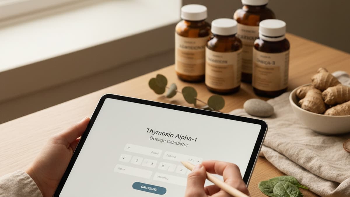Calculate Thymosin Alpha-1 Dosage — Research Protocol