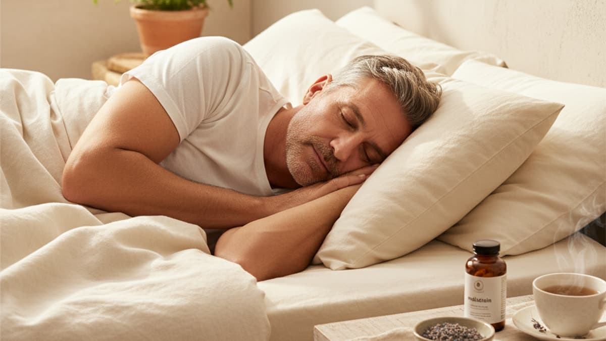 Melatonin Men Over 40 — Sleep Hormone Science | Real
