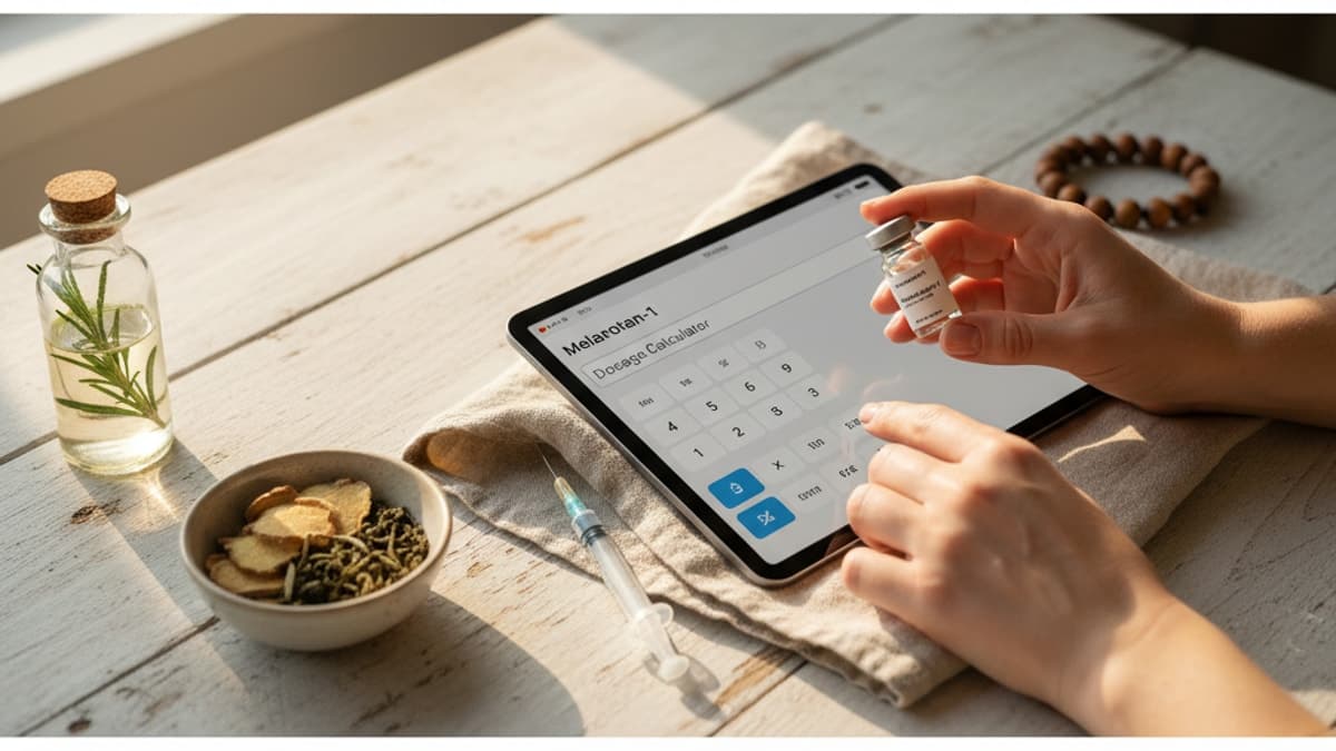 Calculate Melanotan-1 Dosage — Research Protocol Guide