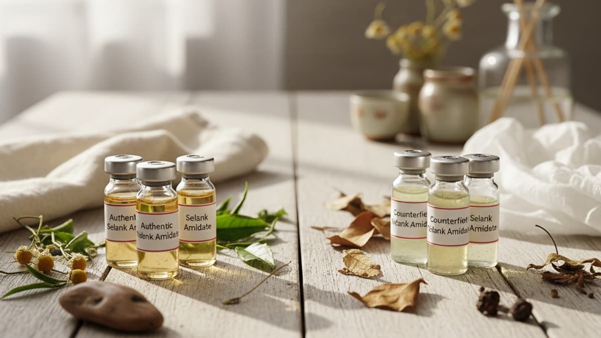 Selank Amidate Quality Real vs Fake — Real Peptides