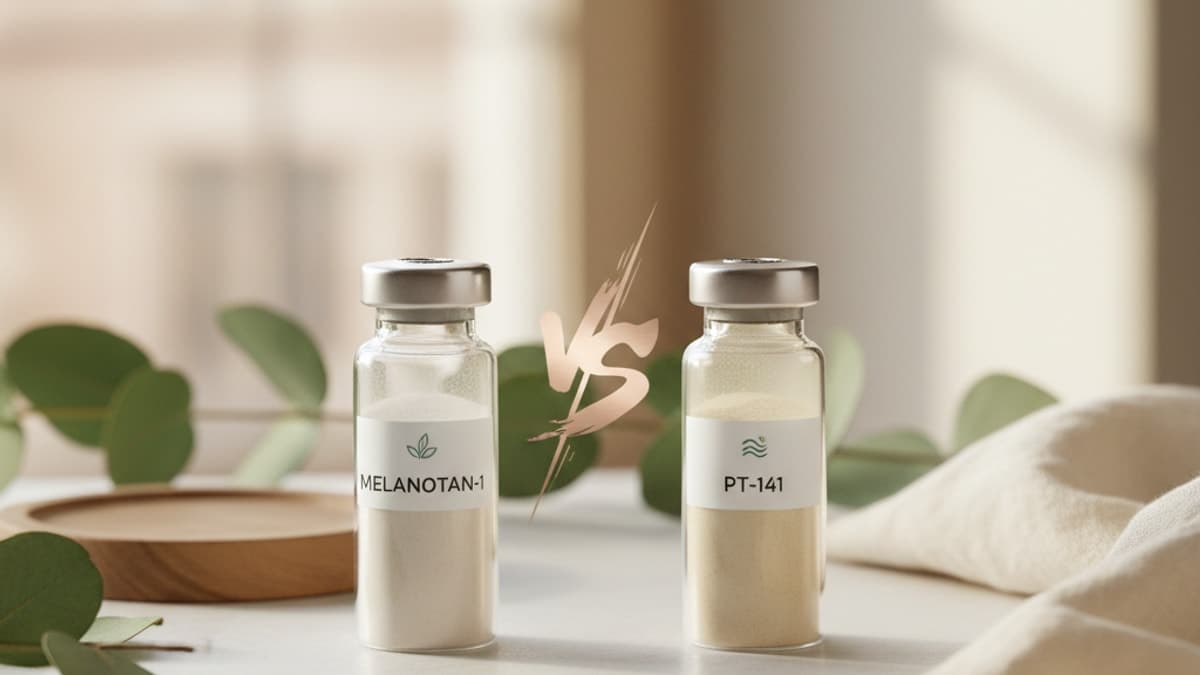 Melanotan-1 vs PT-141 — Receptor Selectivity | Real Peptides