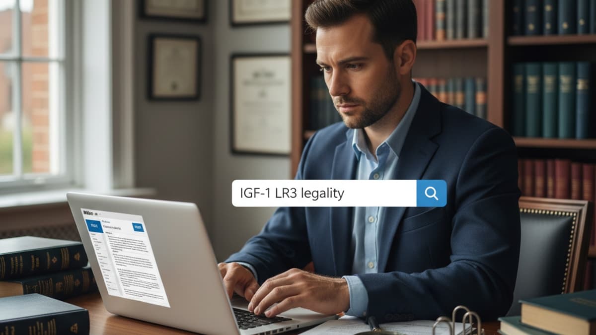 Is IGF-1 LR3 Legal? (Regulatory Status Explained)