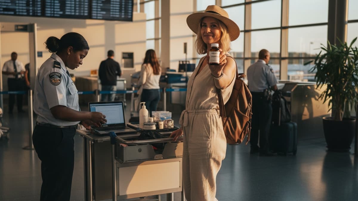 Travel with LIPO-C Airplane TSA — Peptide Storage Guide