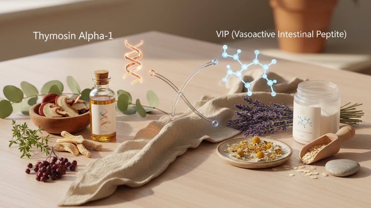 Thymosin Alpha-1 vs VIP — Immune vs Neuroprotection
