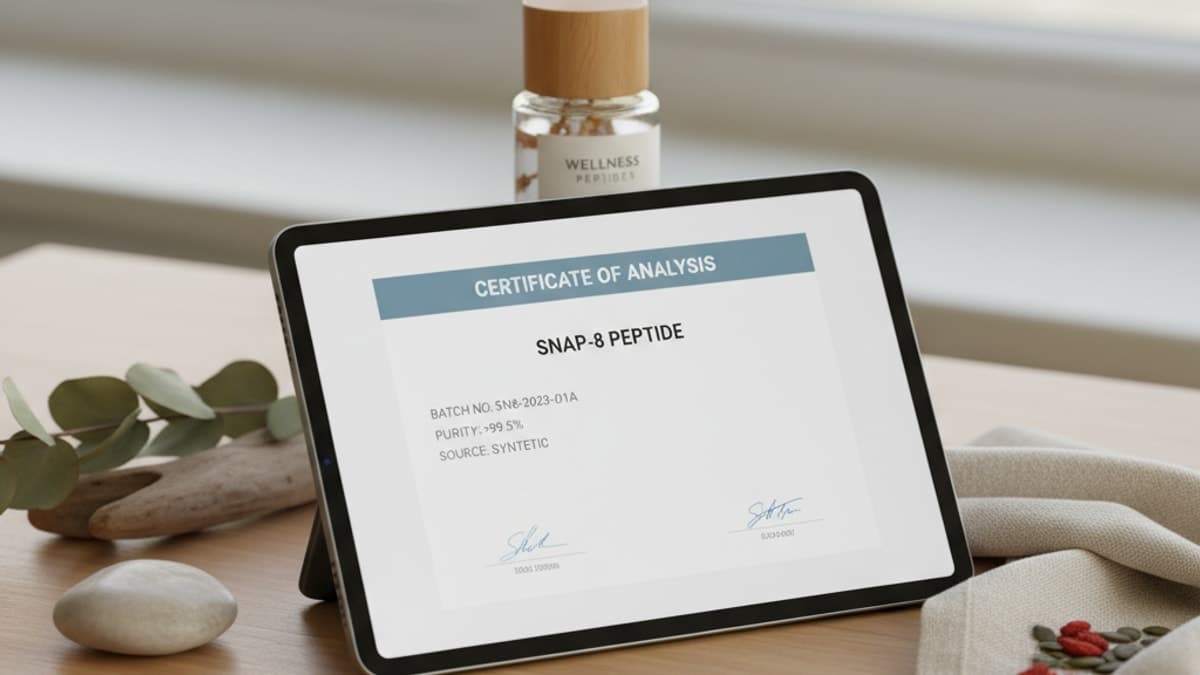 Buy Snap-8 Online with COA — Purity Standards Explained