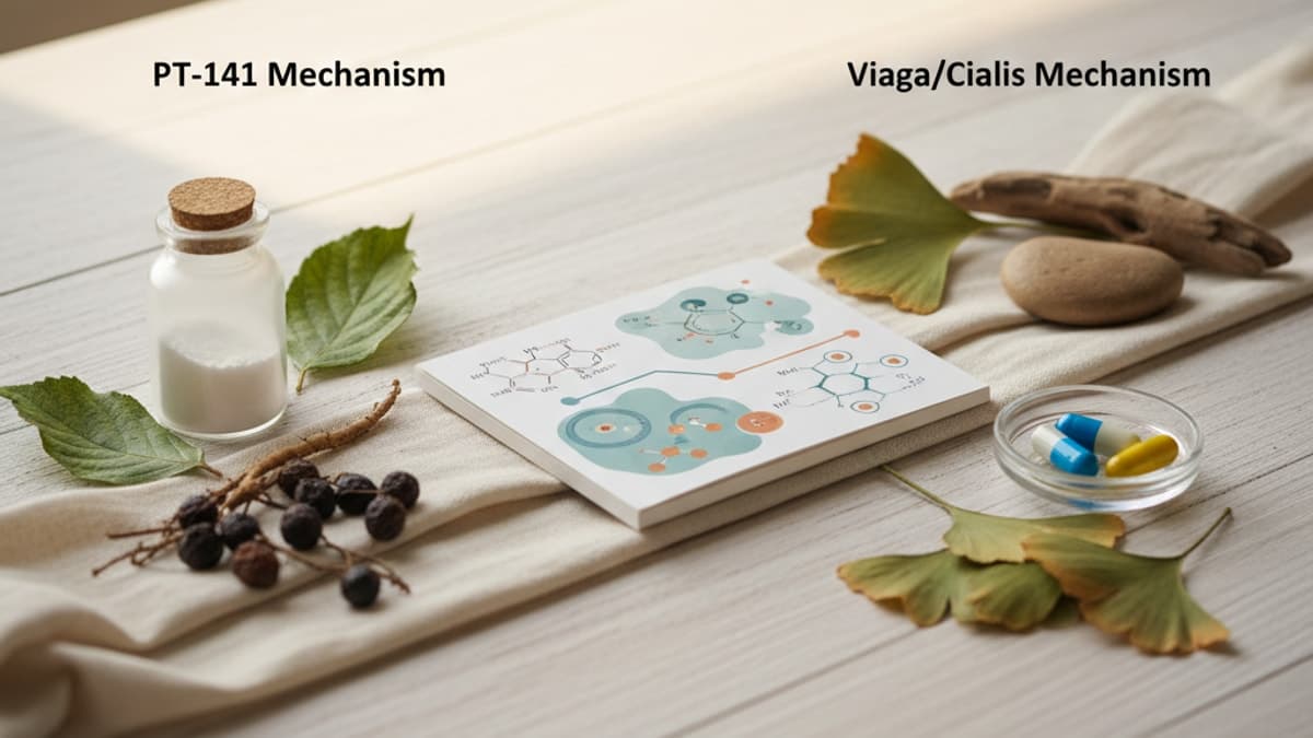 PT-141 vs Viagra Cialis: Mechanism Comparison