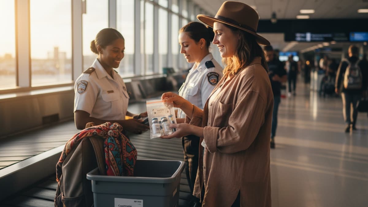 Travel With Cagrilintide Airplane TSA — Real Peptides