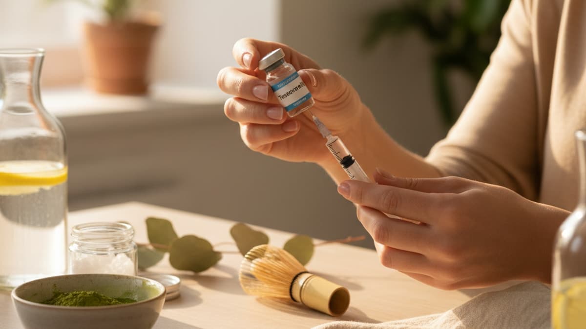 Tesamorelin IU Per Tick Insulin Syringe — Dose Precision