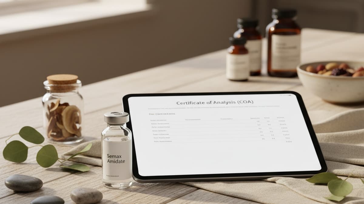 Buy Semax Amidate Online with COA — Verified Purity Guide