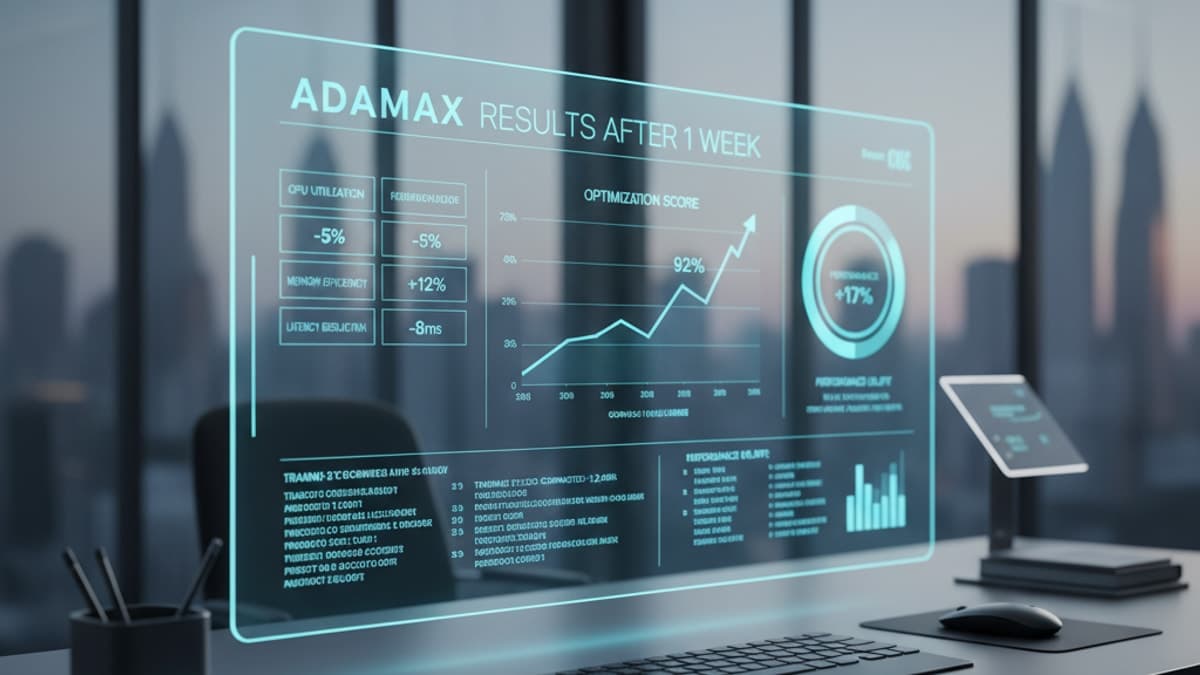 Adamax Results After 1 Week — What to Expect