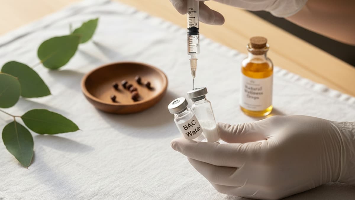 BAC Water for Injection Preparation — Real Peptides