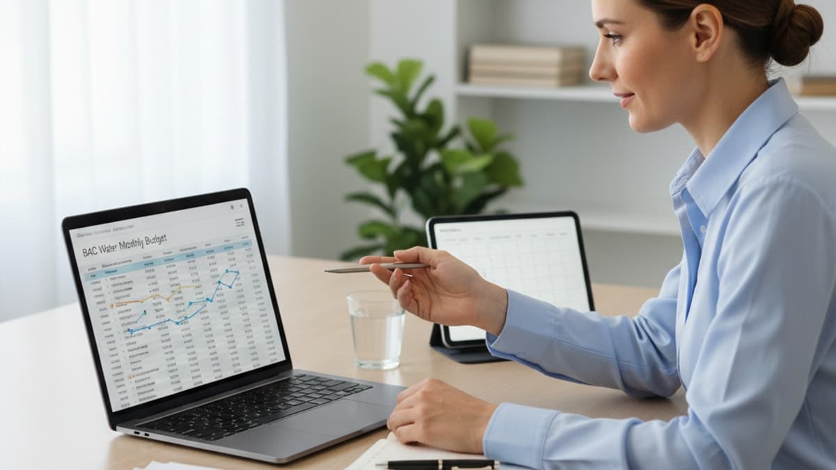 BAC Water Cost Per Month Budget — Real Research Pricing