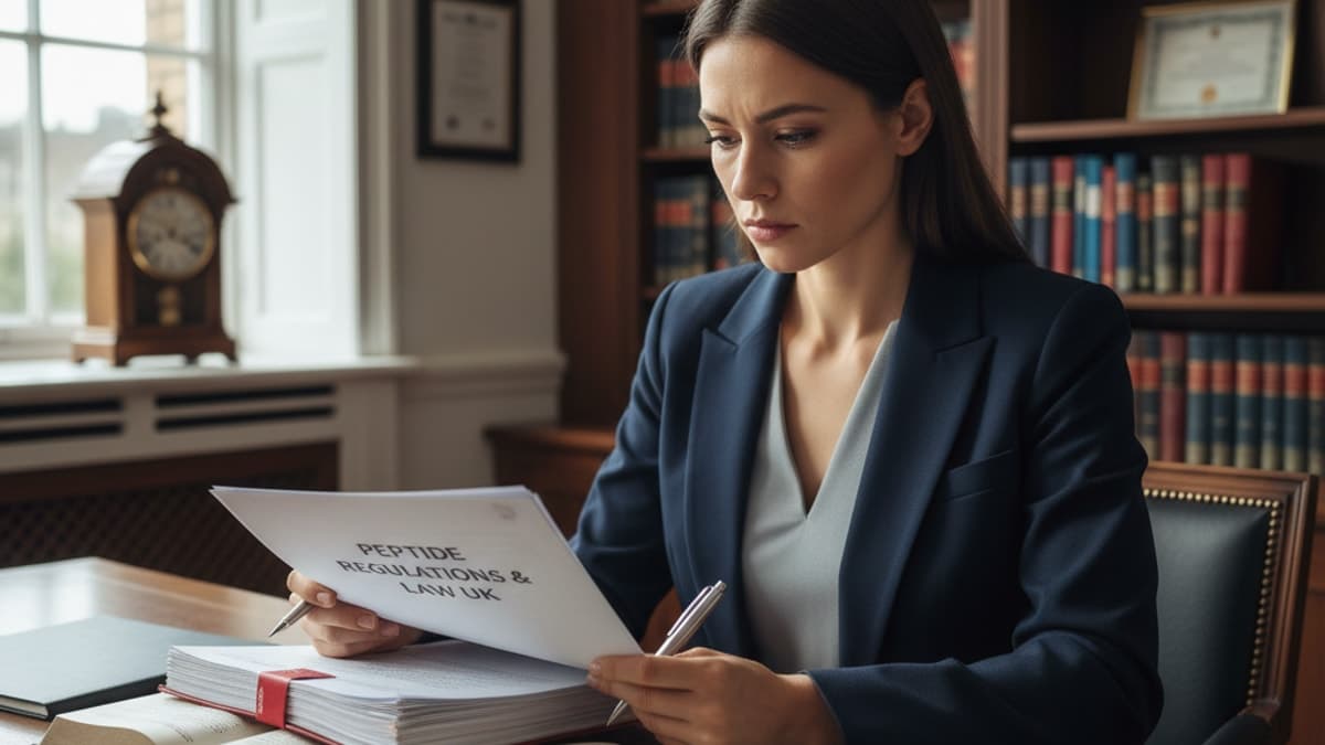 Peptide Laws UK Legal Status Sourcing — Real Peptides