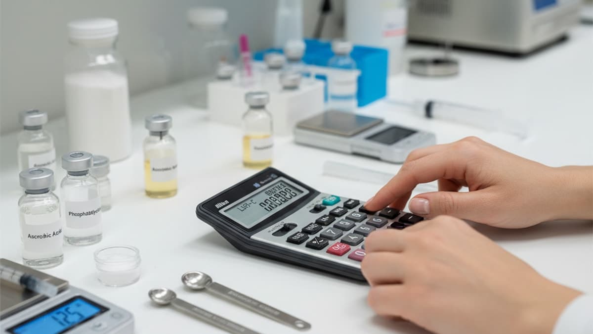 How to Mix LIPO-C Calculator — Dosing and Dilution Guide