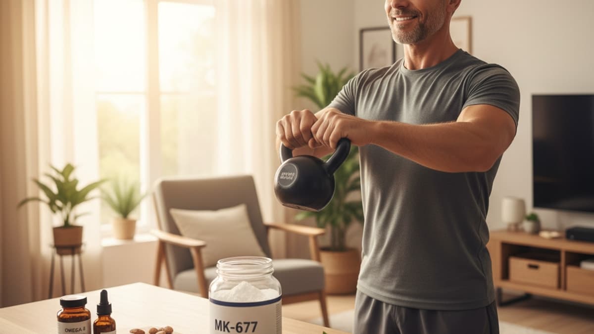 MK-677 for Men Over 40 — Metabolism, Muscle, Sleep