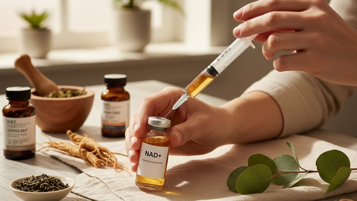 How to Draw NAD+ from Vial — Sterile Technique Protocol