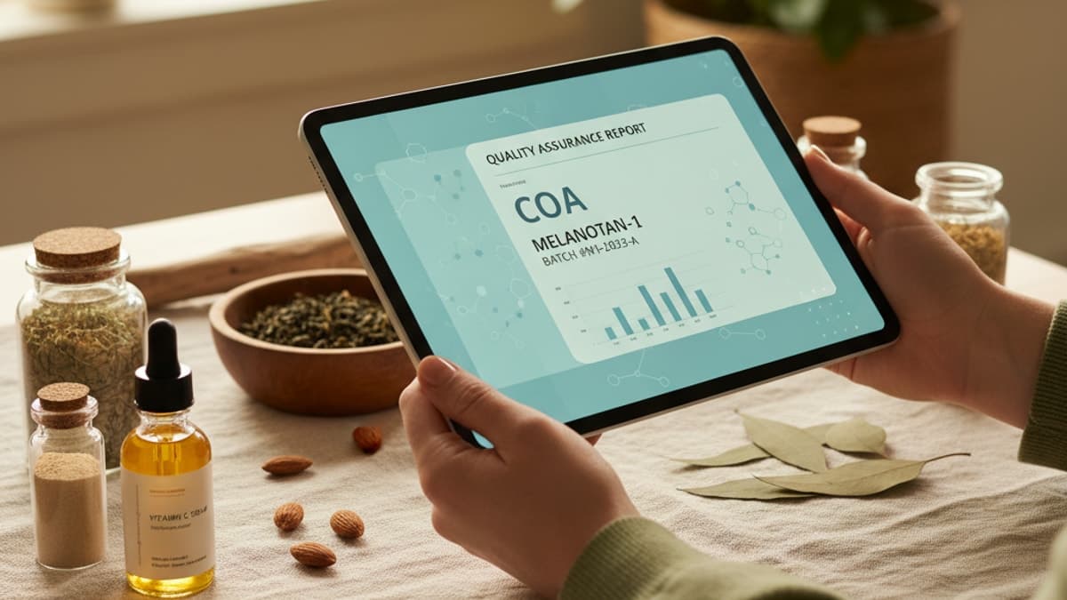 Buy Melanotan-1 Online with COA — Purity Verification Guide