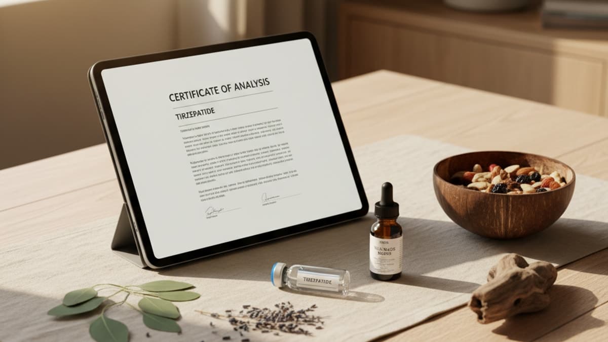 Buy Tirzepatide Online with COA — Quality Verification Guide