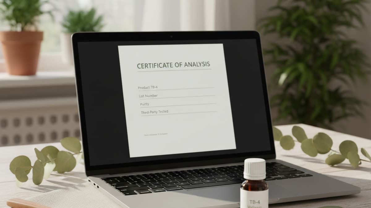 Buy TB-4 Online with COA — Research-Grade Verification