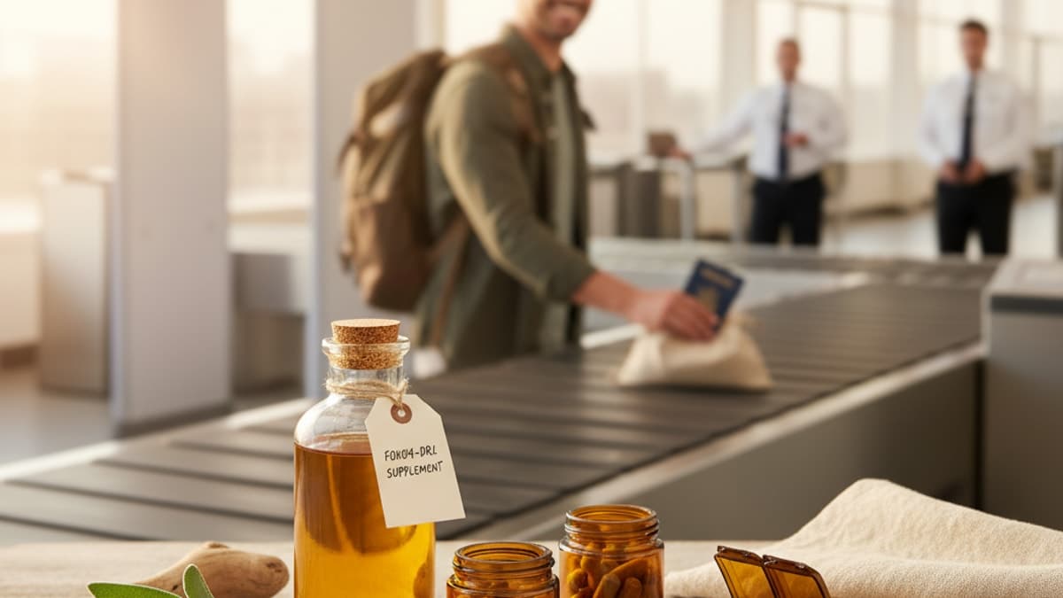 Travel with FOXO4-DRI Airplane TSA — Research Peptide Guide